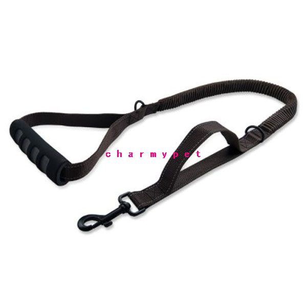 CM24008 Nylon Stretch Heavy Duty Retractable Dog Leash Pet Retractable Bungee Leash With Soft Handle