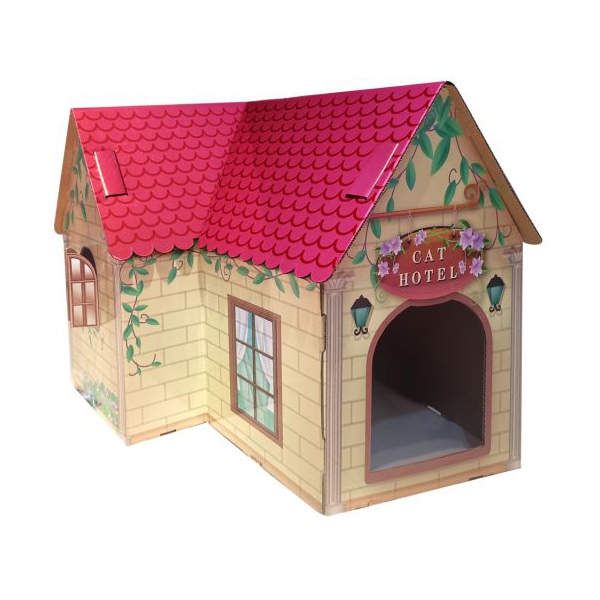 CM141005 Foldable Cat House With Scratcher