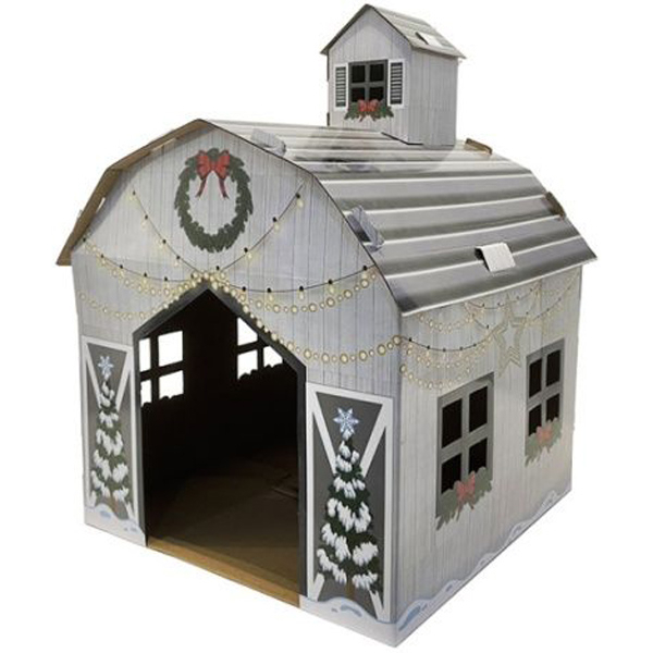 CM141020 Foldable Cat House With Scratcher