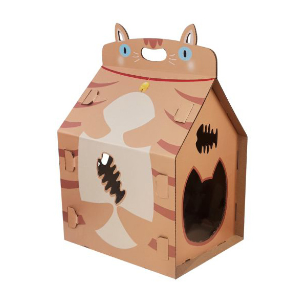 CM141006 Foldable Cat House With Scratcher