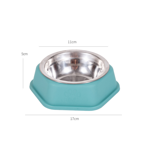 CM94004 Pet Bowl with Stainless Steel Bowl Set