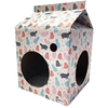 CM141031 Foldable Cat House With Scratcher