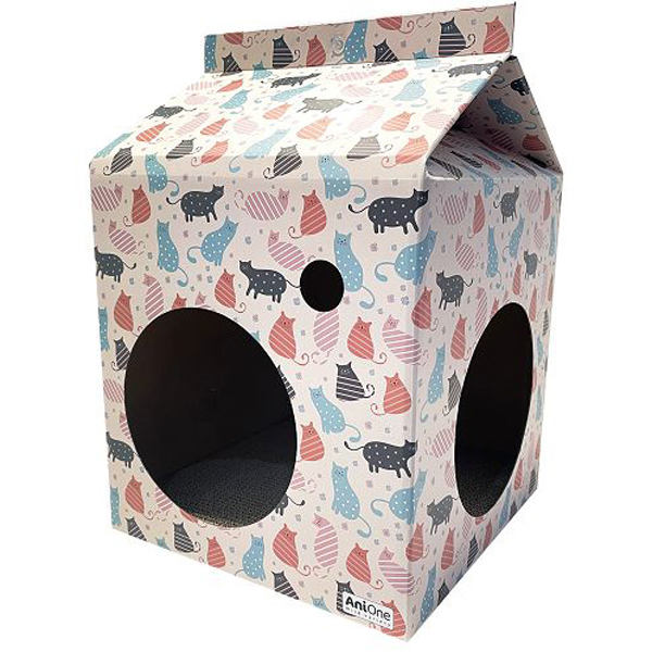 CM141031 Foldable Cat House With Scratcher