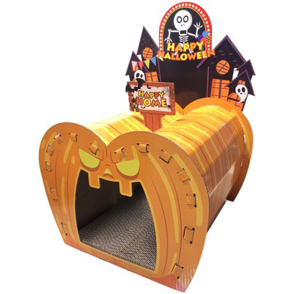CM141016 Foldable Cat House With Scratcher