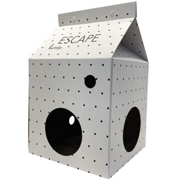 CM141022 Foldable Cat House With Scratcher