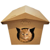 CM141032 Foldable Cat House With Scratcher
