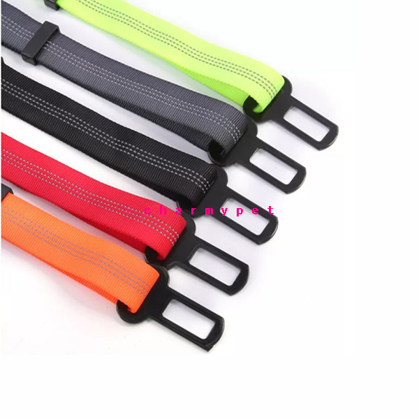 CM24002 Adjustable Reflective Nylon Dog Car Safety Belt
