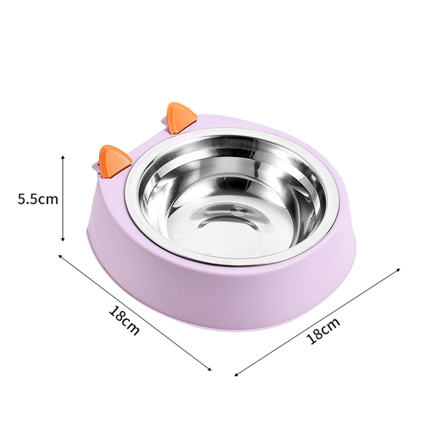 CM94002 Pet Bowl with Stainless Steel Bowl Set