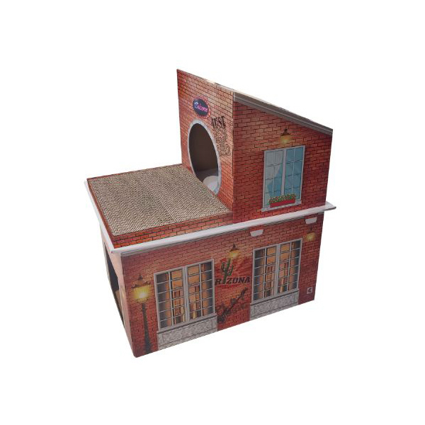 CM141047 Foldable Cat House With Scratcher