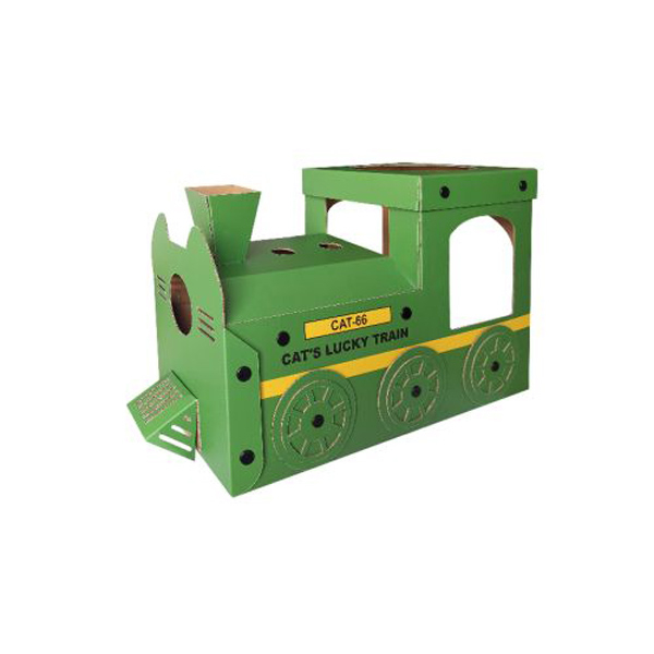 CM141010 Foldable Cat House With Scratcher