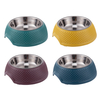 CM94005 Pet Bowl with Stainless Steel Bowl Set