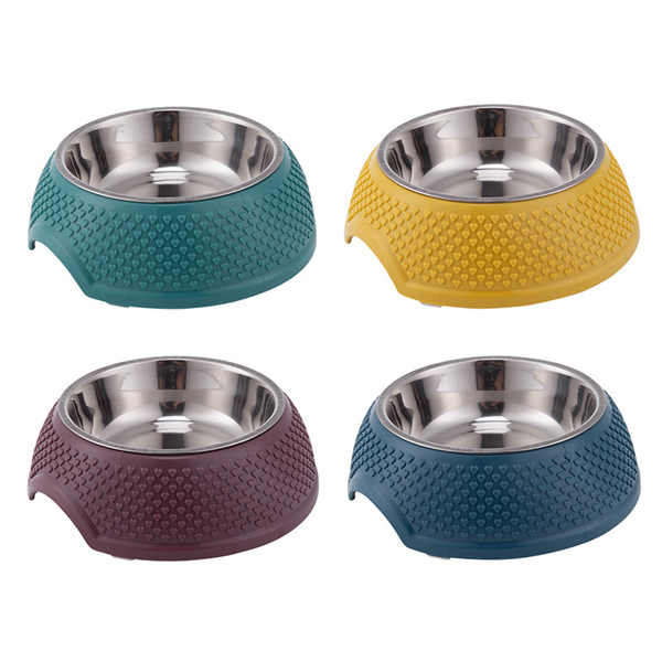 CM94005 Pet Bowl with Stainless Steel Bowl Set
