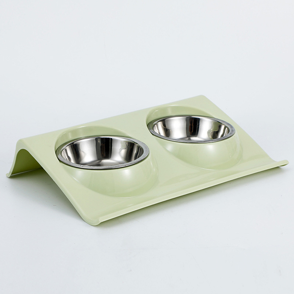 CM94003 Pet Bowl with Stainless Steel Bowl Set