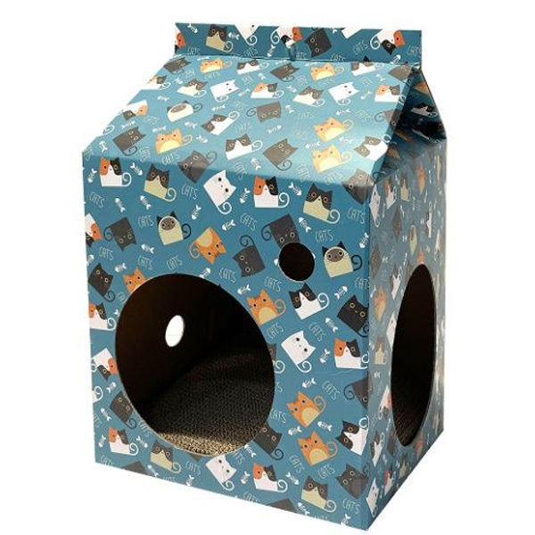 CM141027 Foldable Cat House With Scratcher